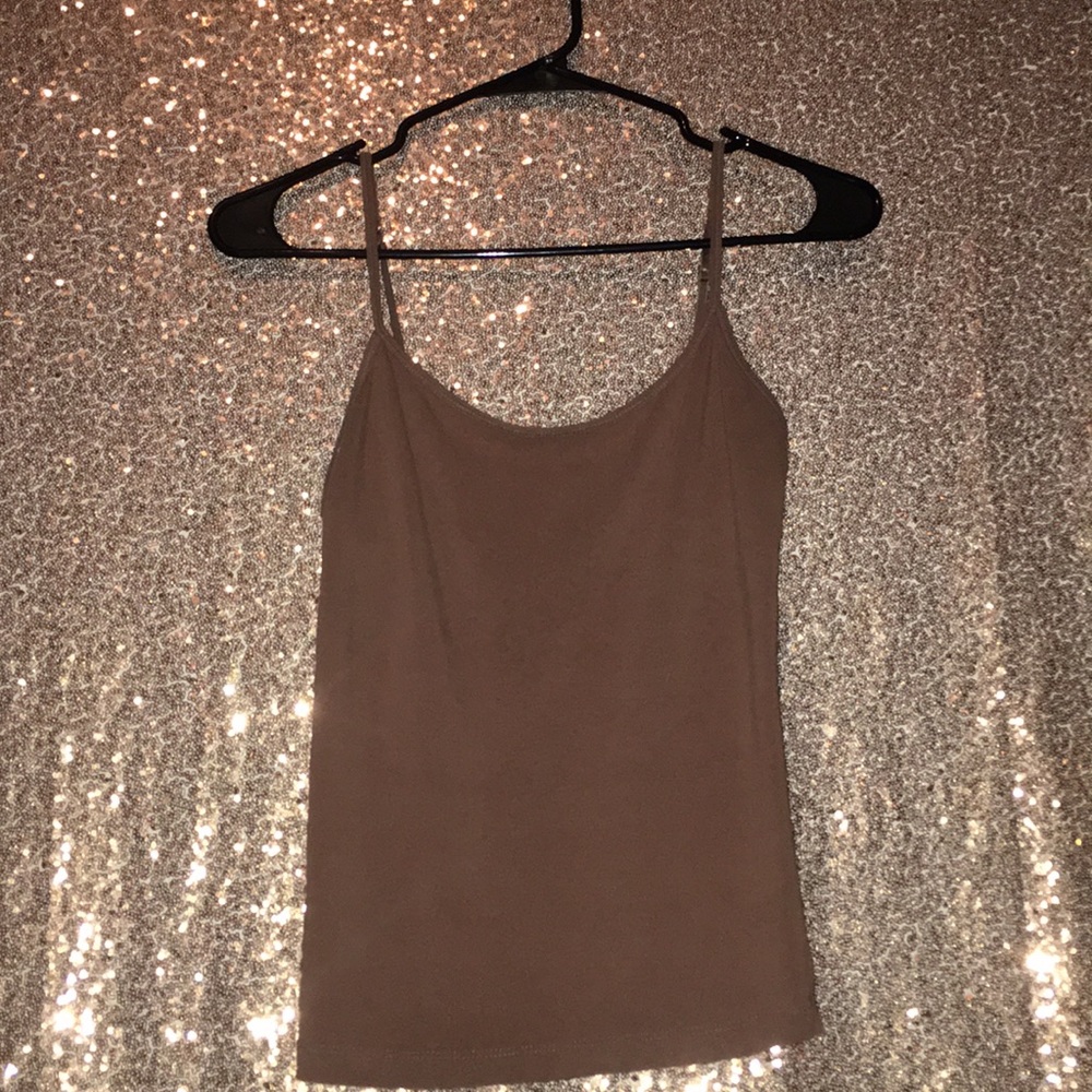 Brown tank top